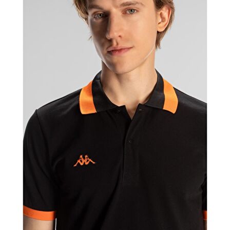 Kappa Erkek Polo Yaka Tişört Logo Neon