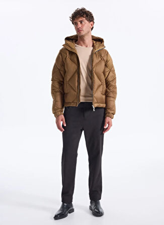 K-Way Gri - Kahve Erkek Mont K8136FW_QUILL SUPER LIGHT THERMO HE