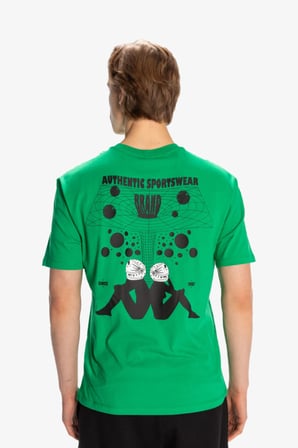 Kappa Authentic Space Jump  Erkek Yeşil T-Shirt 371S8FW-D16