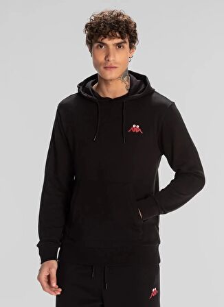 Kappa Sweatshirt, L, Siyah