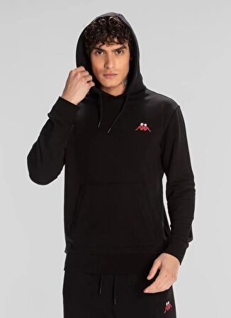 Kappa Sweatshirt, L, Siyah