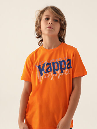 Kappa Erkek Çocuk Tişört 5-15 Yaş Turuncu
