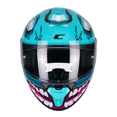 CGM 330R RIOT UNDEAD Kapalı Kask Mavi/Rosa-L