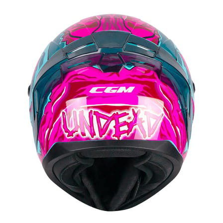 CGM 330R RIOT UNDEAD Kapalı Kask Mavi/Rosa-XL