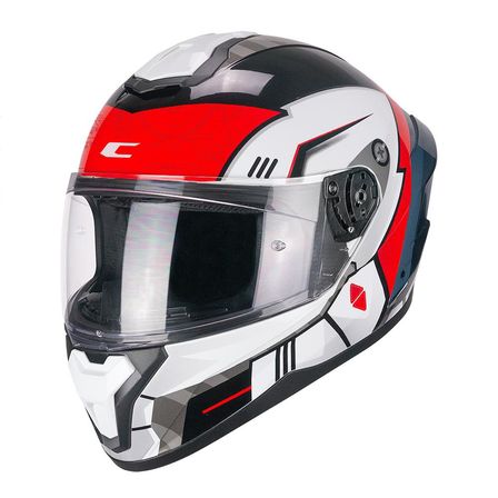 CGM 330R RIOT SPACE Kapalı Kask Siyah/Kırmızı-M