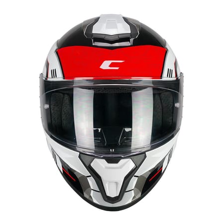 CGM 330R RIOT SPACE Kapalı Kask Siyah/Kırmızı-M
