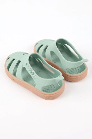 Boatilus Bioty-B PastelGreen/Beige Çocuk Sandalet