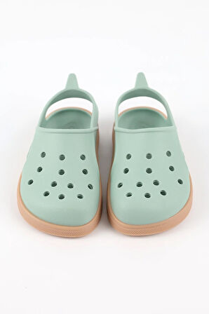 Boatilus Cloggy-B PastelGreen/Beige Çocuk Sandalet