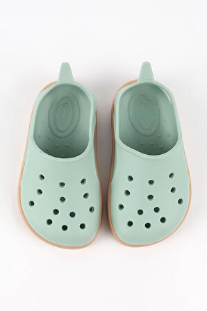 Boatilus Cloggy-B PastelGreen/Beige Çocuk Sandalet
