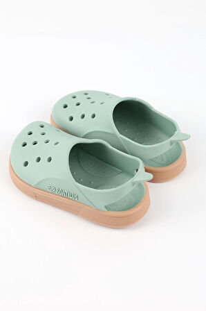 Boatilus Cloggy-B PastelGreen/Beige Çocuk Sandalet