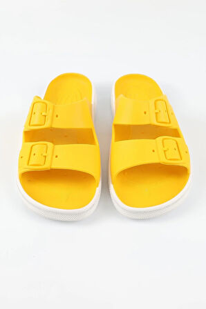 Boatilus Rocksy-F Yellow/White Çocuk Terlik
