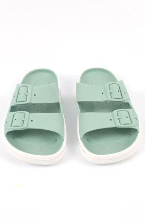 Boatilus Rocksy-F PastelGreen/White Çocuk Terlik