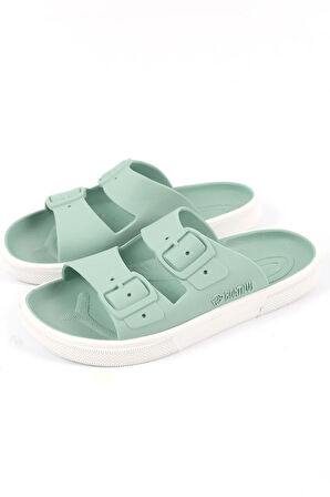 Boatilus Rocksy-F PastelGreen/White Çocuk Terlik