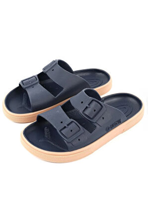 Boatilus Rocksy-F Navy/Beige Erkek Çocuk Terlik