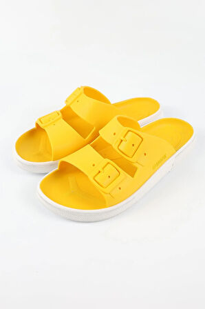 Boatilus Rocksy-F Yellow/White Çocuk Terlik