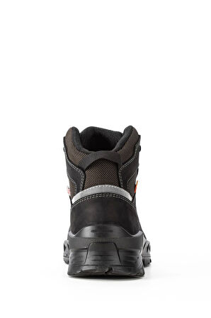 Sixton Capua 10327-02 S3 SRC Kompozit Burunlu Deri Yüksek Bilek İş Botu Siyah