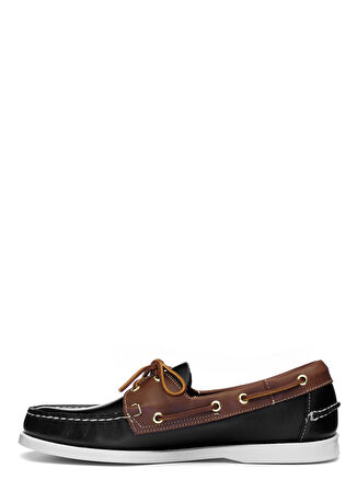 Sebago Deri Siyah - Kahve Erkek Günlük Ayakkabı 7111M7W