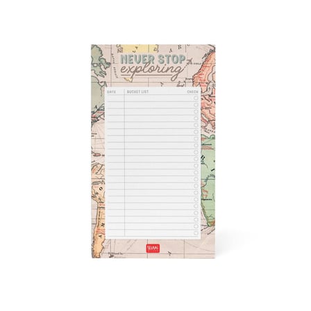Legami Notepad Paper Thoughts Travel Theme 