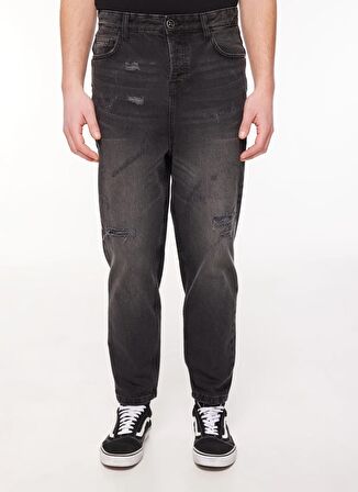 John Richmond Normal Bel Dar Paça Standart Koyu Mavi Erkek Denim Pantolon UMA23061JE