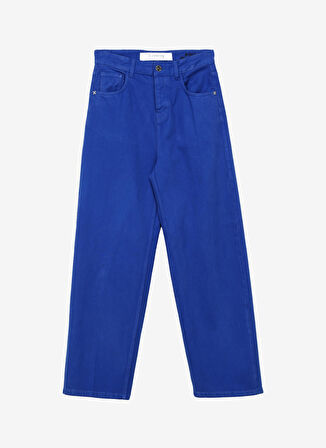 John Richmond Normal Bel Normal Paça Straight Koyu Mavi Erkek Denim Pantolon UMA23067JE