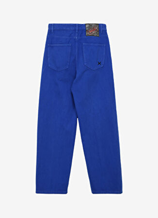 John Richmond Normal Bel Normal Paça Straight Koyu Mavi Erkek Denim Pantolon UMA23067JE