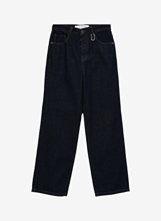 John Richmond Normal Bel Normal Paça Straight Lacivert Erkek Denim Pantolon UMA23068JE