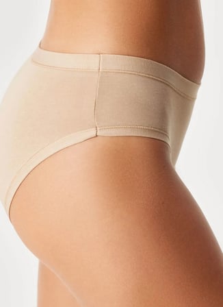 Cotonella Bikini Külot, L, Ten