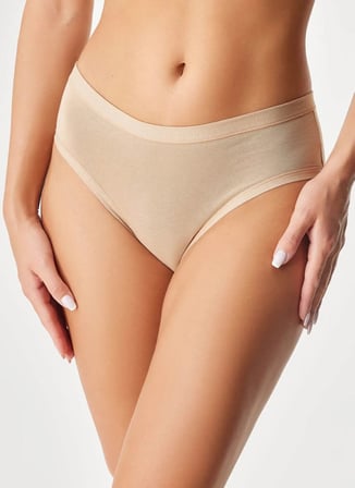 Cotonella Bikini Külot, L, Ten