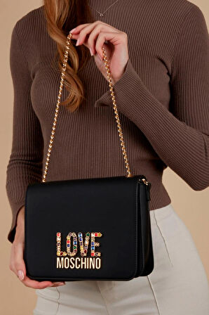 Love Moschino Kadın Omuz Çantası JC4334PP0IKJ0000