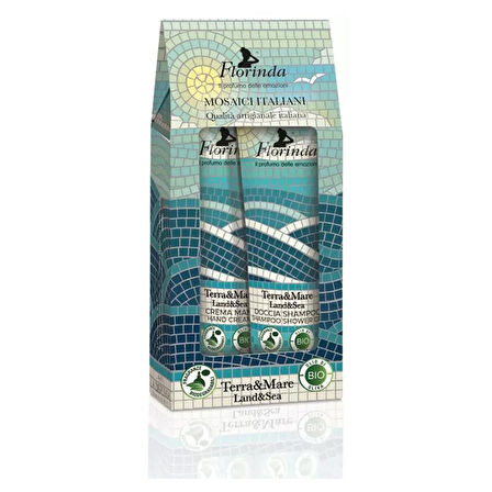 Florinda Mozaik Terra & Mare Land and Sea El Kremi ve Duş Şampuanı 2x30ML 2li Set