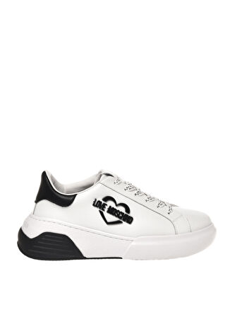 Love Moschino Beyaz - Siyah Kadın Sneaker JA15105G1HIA110A