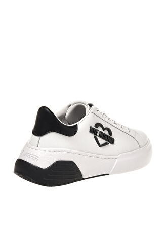 Love Moschino Beyaz - Siyah Kadın Sneaker JA15105G1HIA110A