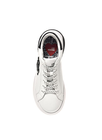 Love Moschino Beyaz - Siyah Kadın Sneaker JA15105G1HIA110A