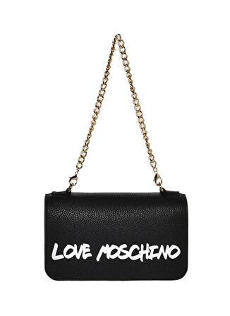 Love Moschino Siyah Kadın 16x24x6 cm Omuz Çantası JC4254PP0HK1300A