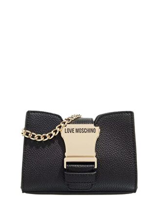 Love Moschino Siyah Kadın 11x16x6 cm Omuz Çantası JC4237PP0HK1000A