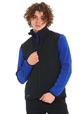 Slam Lacivert Erkek Dik Yaka Regular Fit Yelek A126002S00_ACT SOFTSHELL VEST