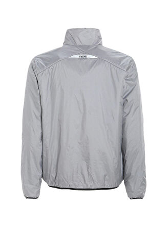 Slam Gri Erkek Dik Yaka Uzun Cepli Regular Fit Yazlık Ceket A123004S00