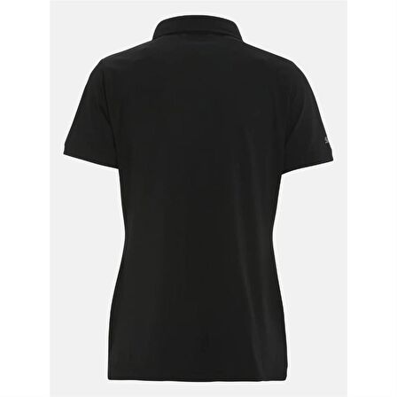 Slam Ws Tech Pıque Polo Ss Siyah Kadın T-Shirt