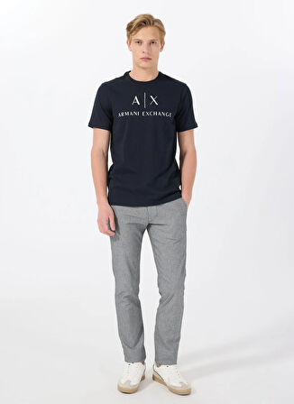 Armani Exchange Bisiklet Yaka Lacivert Erkek T-Shirt 8NZTCJ Z8H4Z 1510 T-SHIRT