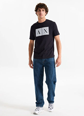 Armani Exchange Bisiklet Yaka Lacivert Erkek T-Shirt 8NZTCKZ8H4Z1510 T-Shirt