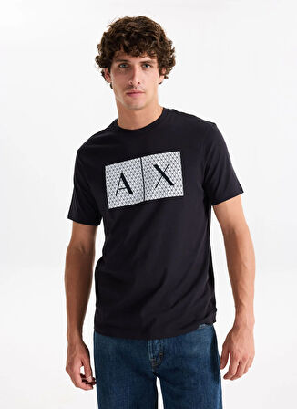 Armani Exchange Bisiklet Yaka Lacivert Erkek T-Shirt 8NZTCKZ8H4Z1510 T-Shirt