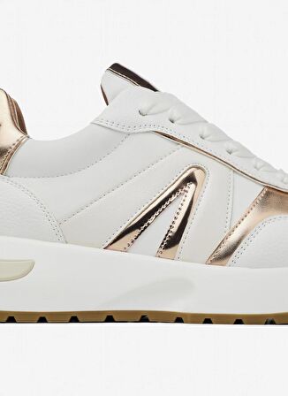 Alexander Smith Beyaz - Altın Kadın Sneaker ASAZHYW1307WCP