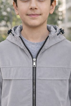 Erkek Çocuk Nova Kumaş Kapüşonlu Mevsimlik Mont MM0014