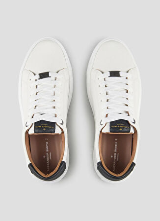 Alexander Smith Beyaz - Siyah Erkek Sneaker LONDON