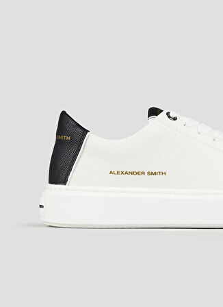 Alexander Smith Beyaz - Siyah Erkek Sneaker LONDON