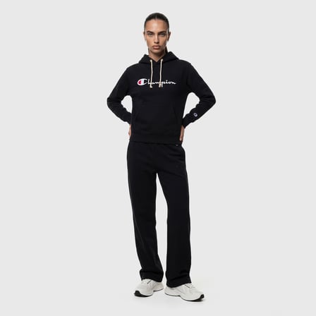 Champion Wide Leg Kadın Siyah Eşofman Altı