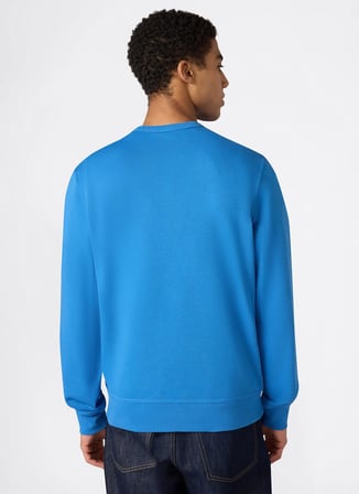 Champion 221793-BS220 Crewneck Sweatshirt Mavi Erkek Sweatshirt
