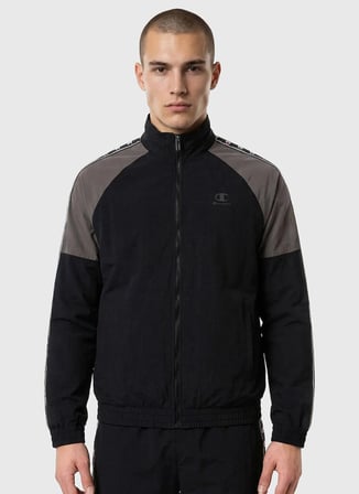 Champion 222009-KK001 Full Zip Top Siyah Erkek Zip Ceket