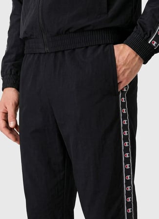 Champion 222010-KK001 Elastic Cuff Pants Siyah Erkek Sweatpant