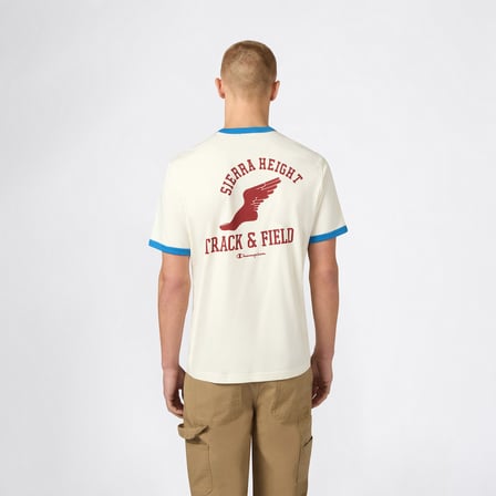 Champion Ringer Erkek Krem T-Shirt